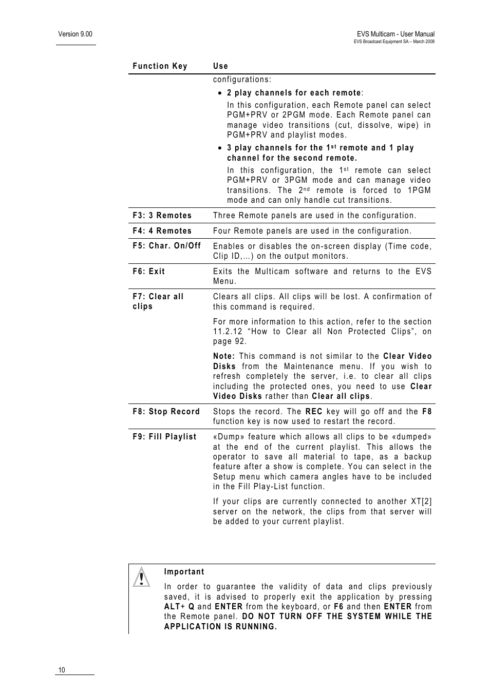 EVS MulticamLSM Version 9.00 - March 2008 User's Manual User Manual | Page 19 / 201