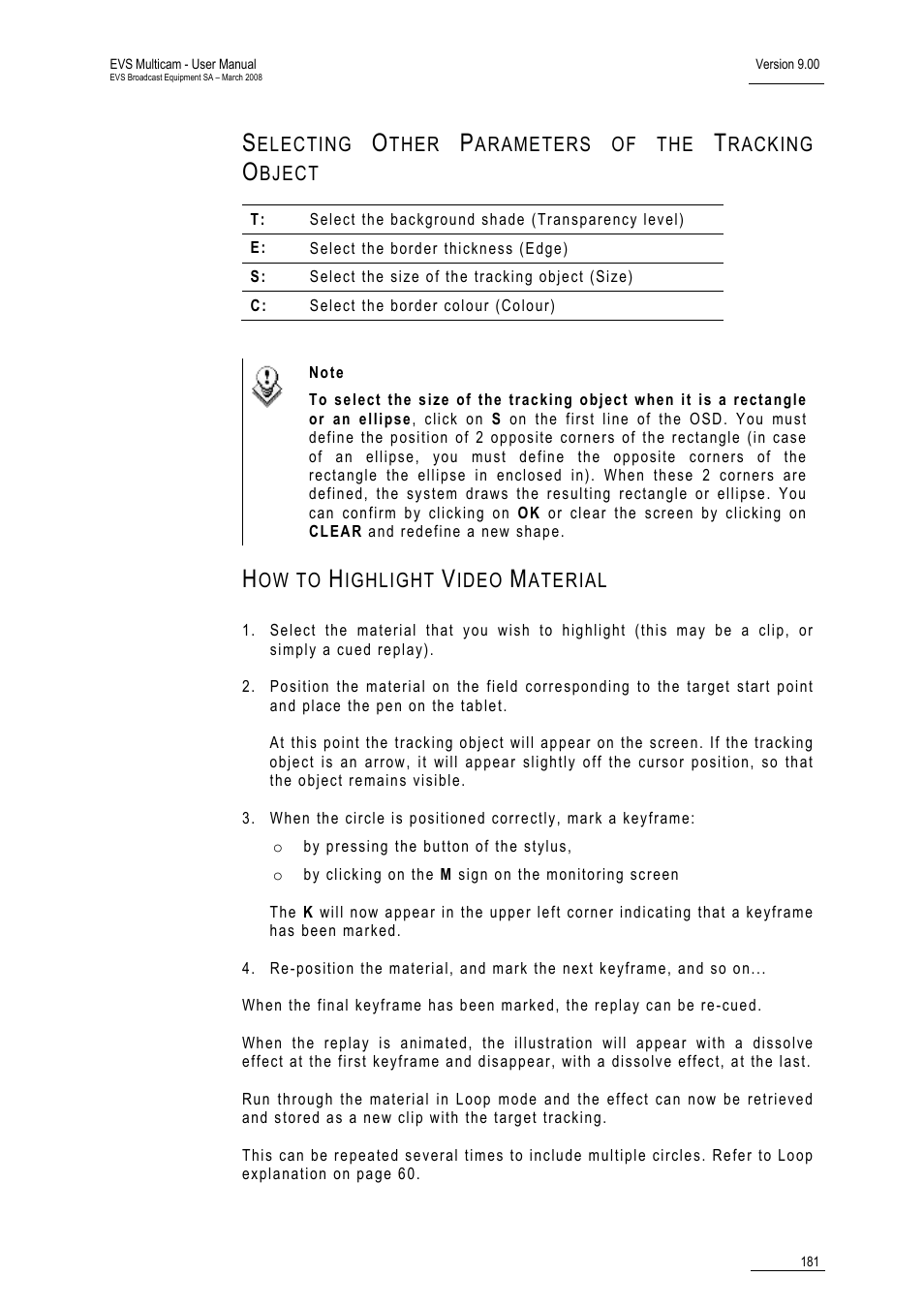 EVS MulticamLSM Version 9.00 - March 2008 User's Manual User Manual | Page 190 / 201