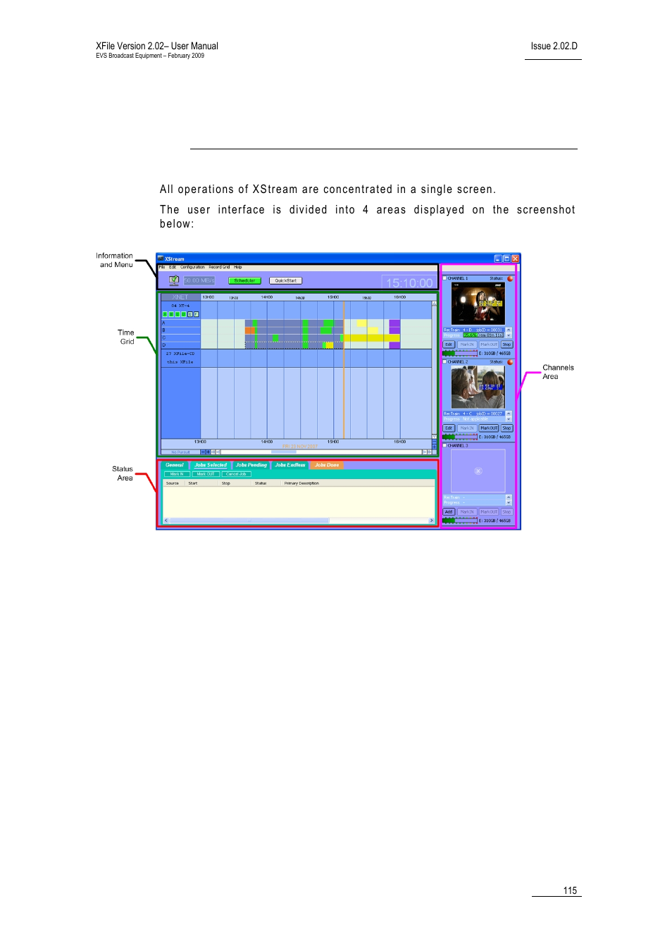 Xstream | EVS Xfile Version 2.02 - February 2009 User Manual User Manual | Page 116 / 189