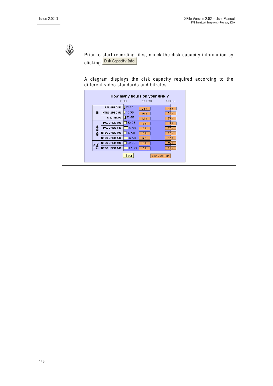 EVS Xfile Version 2.02 - February 2009 User Manual User Manual | Page 147 / 189