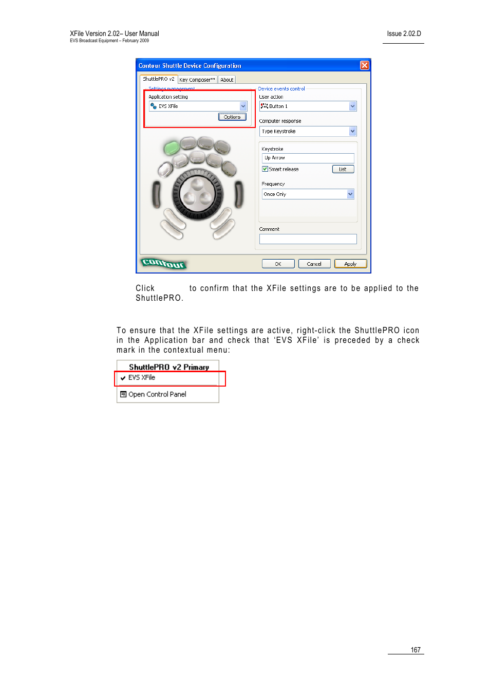 EVS Xfile Version 2.02 - February 2009 User Manual User Manual | Page 168 / 189