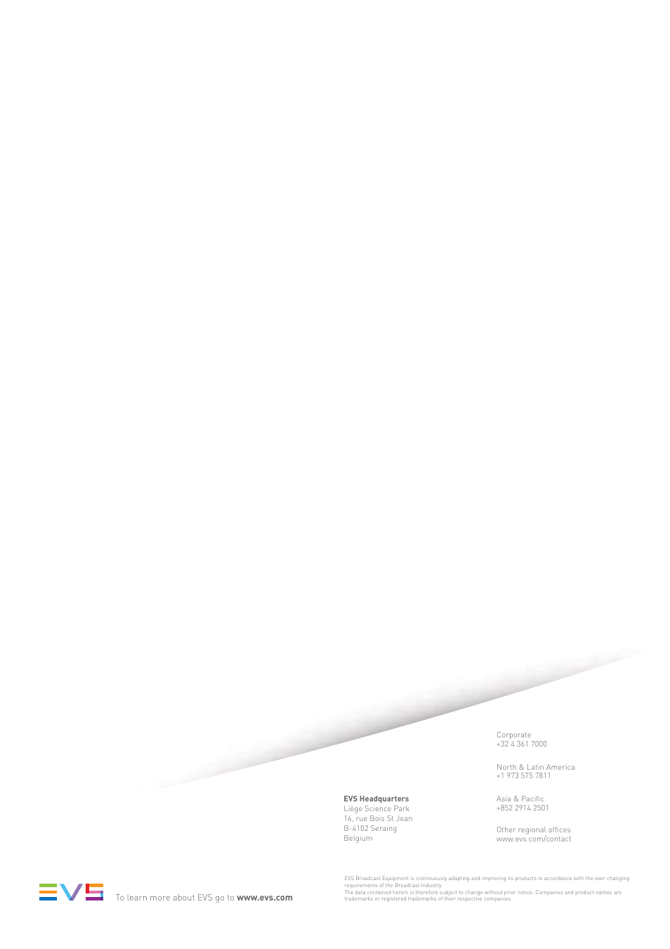 EVS IP2Archive Deep Archive Manager Version 3.5 - July 2013 User Manual User Manual | Page 113 / 113