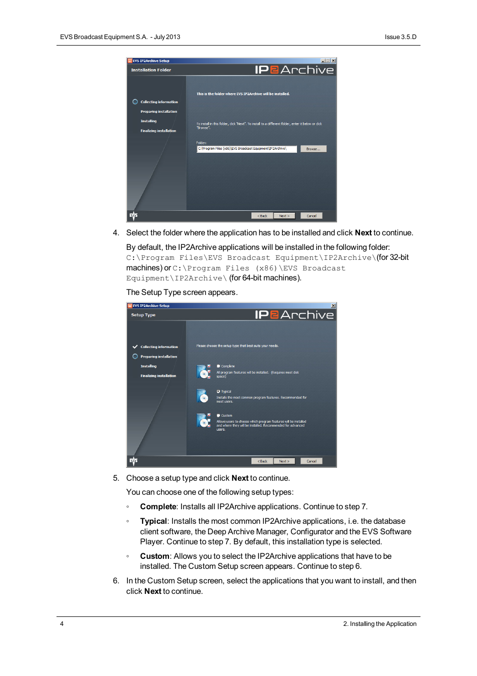 EVS IP2Archive Deep Archive Manager Version 3.5 - July 2013 User Manual User Manual | Page 12 / 113