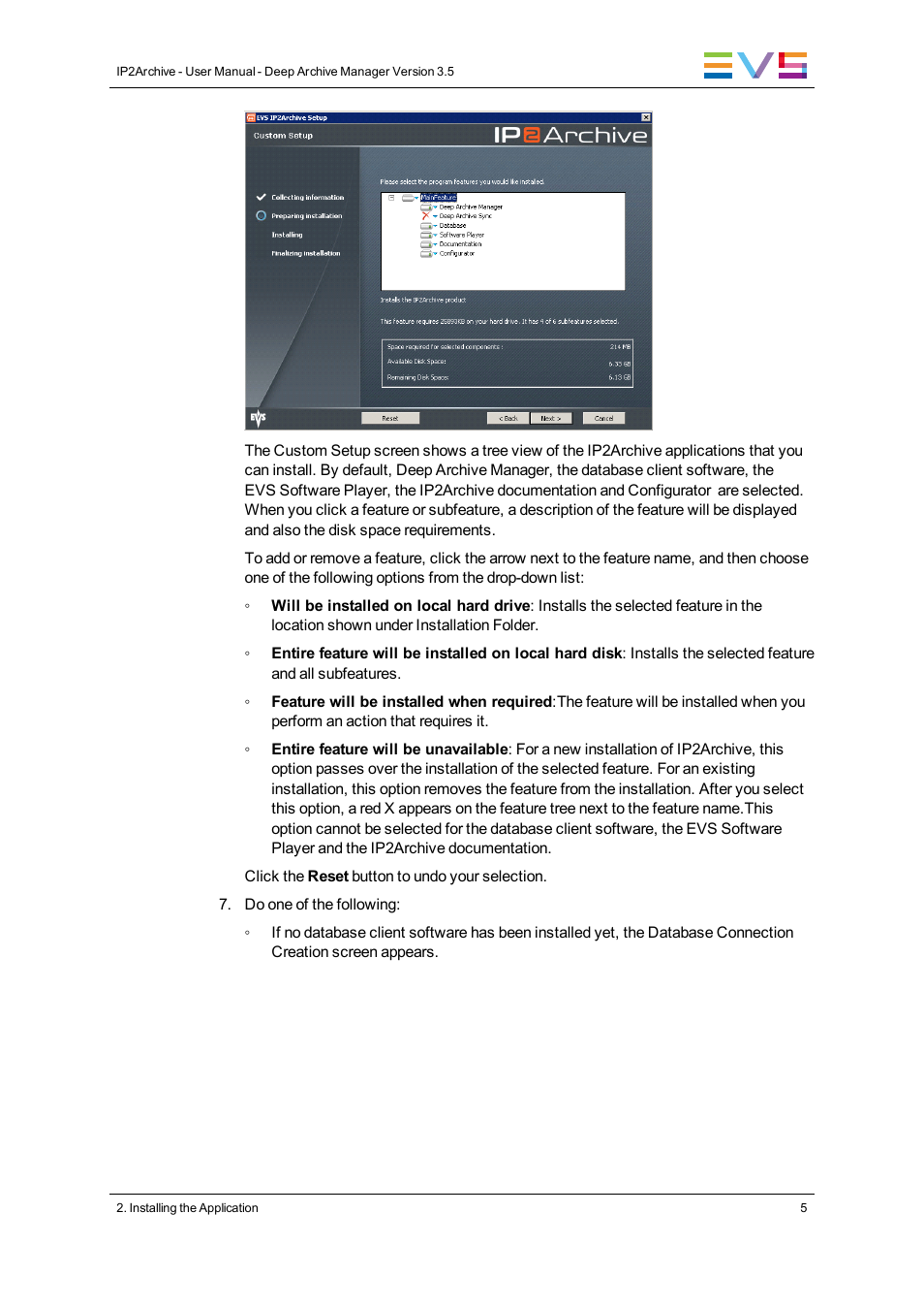 EVS IP2Archive Deep Archive Manager Version 3.5 - July 2013 User Manual User Manual | Page 13 / 113
