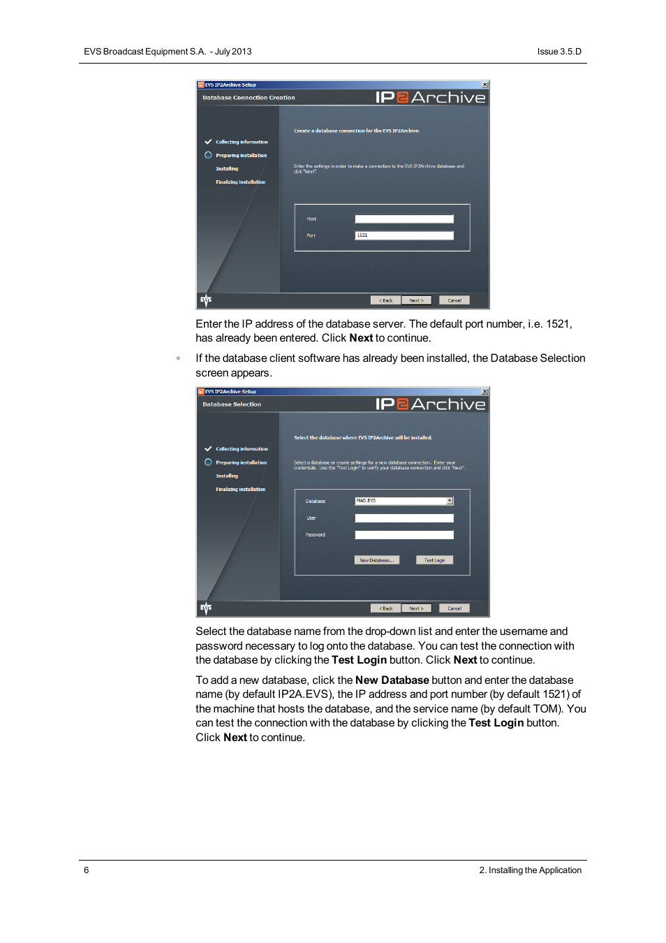 EVS IP2Archive Deep Archive Manager Version 3.5 - July 2013 User Manual User Manual | Page 14 / 113