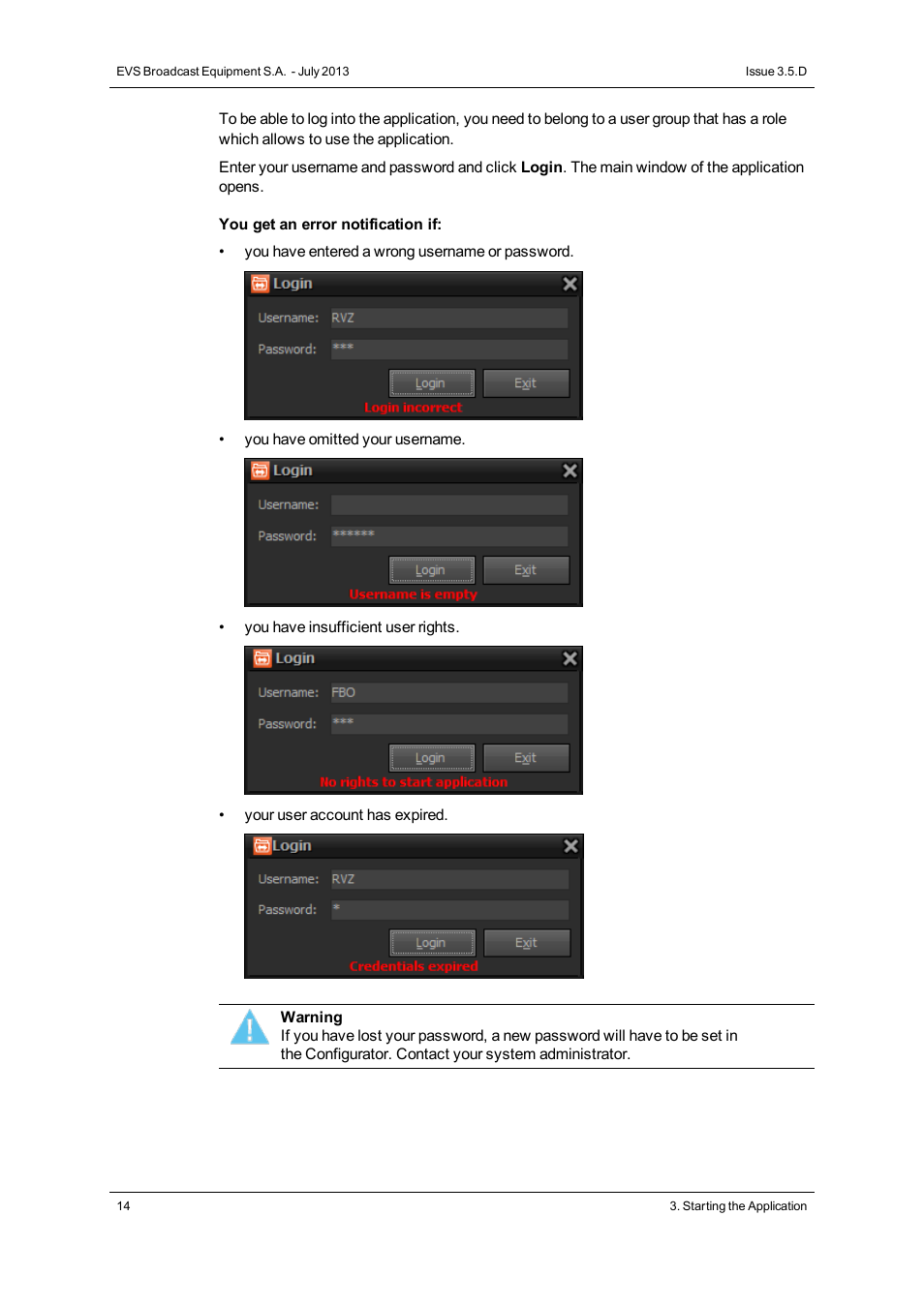 EVS IP2Archive Deep Archive Manager Version 3.5 - July 2013 User Manual User Manual | Page 22 / 113