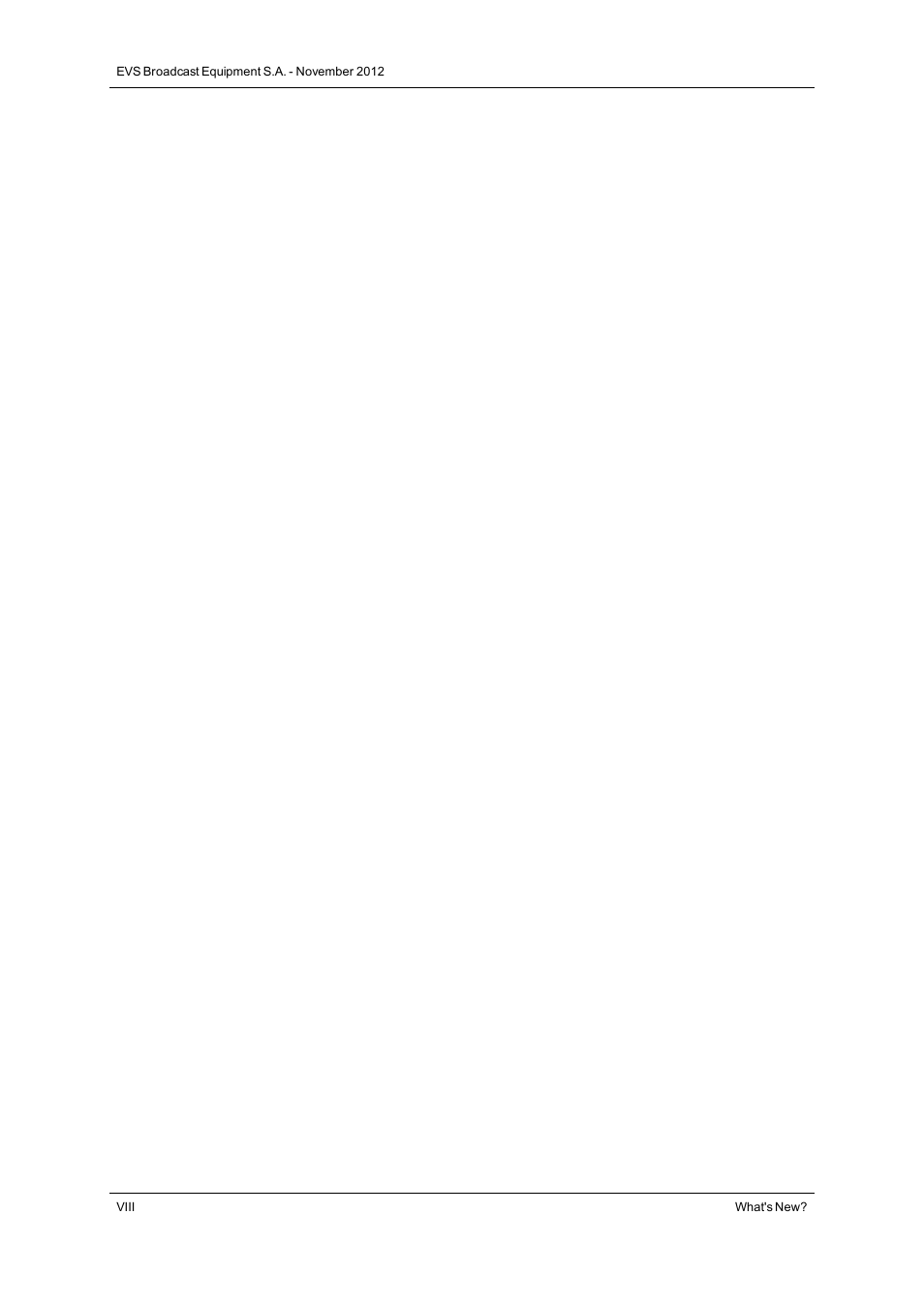 EVS XT2 Version 11.01 - November 2012 Configuration Manual User Manual | Page 10 / 234