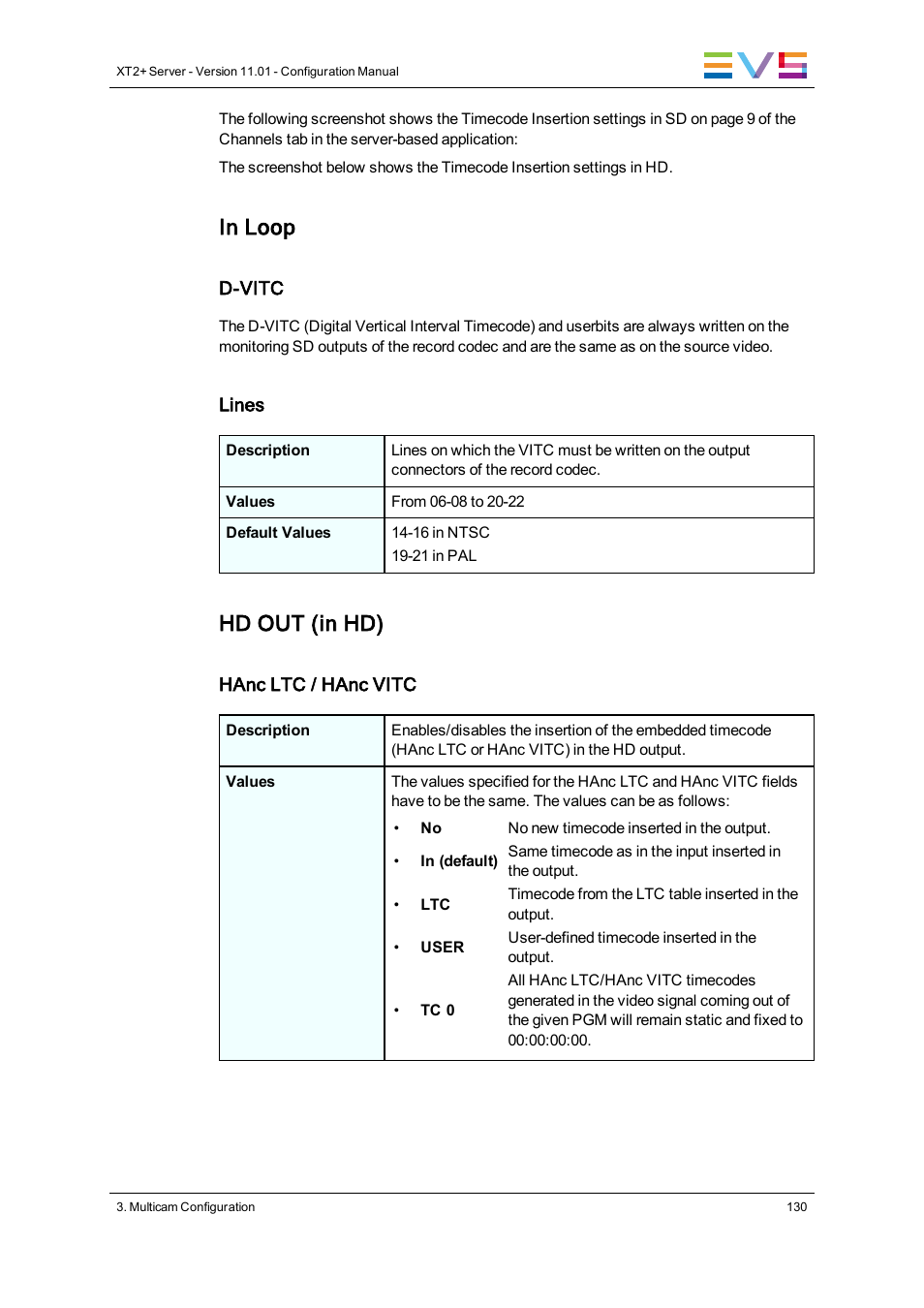 Hd out (in hd) | EVS XT2 Version 11.01 - November 2012 Configuration Manual User Manual | Page 140 / 234