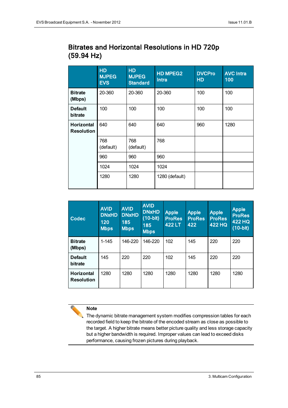 EVS XT2 Version 11.01 - November 2012 Configuration Manual User Manual | Page 95 / 234