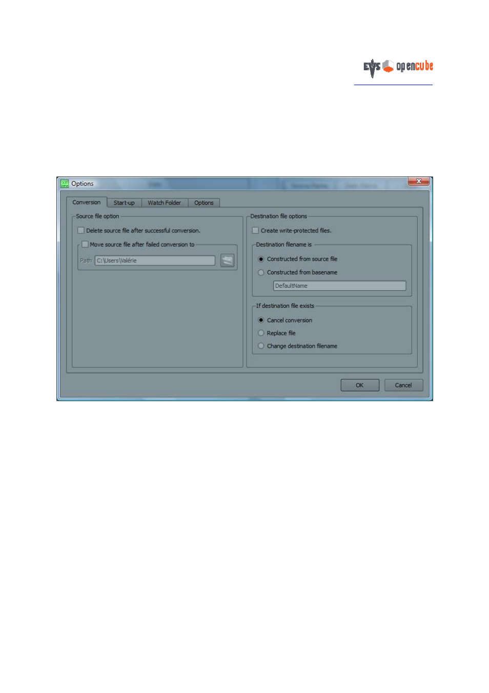 5 xfconverter configuration, 1 file management | EVS OpenCube XFConverter v1.3 - User Guide User Manual | Page 32 / 38