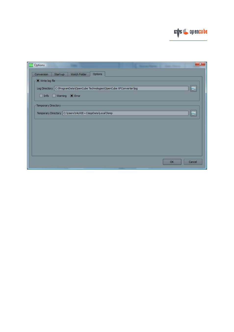 1 global options, 2 interplay configuration (optional) | EVS OpenCube XFConverter v1.3 - User Guide User Manual | Page 35 / 38