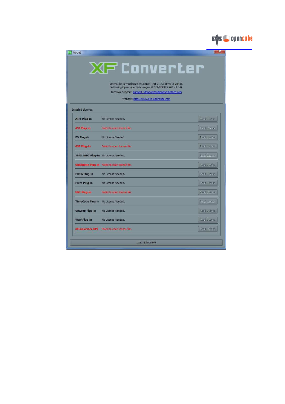 EVS OpenCube XFConverter v1.3 - User Guide User Manual | Page 7 / 38