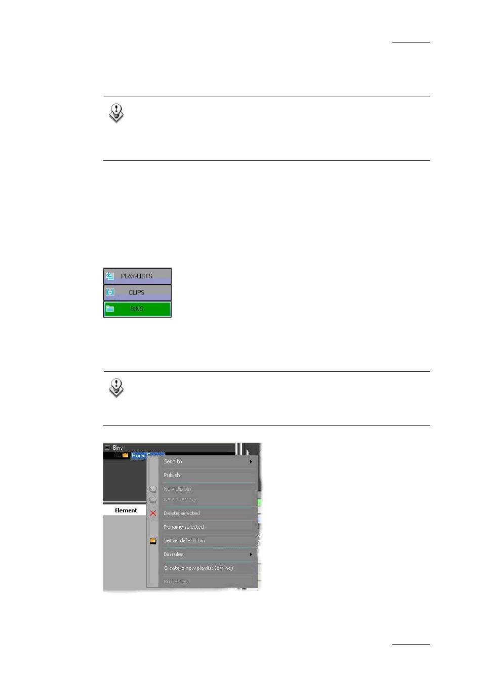 Ow to, Reate a, Ist using the | Xplorer zone | EVS IPDirector Version 4.4 - March 2008 Part 3 User's Manual User Manual | Page 112 / 188