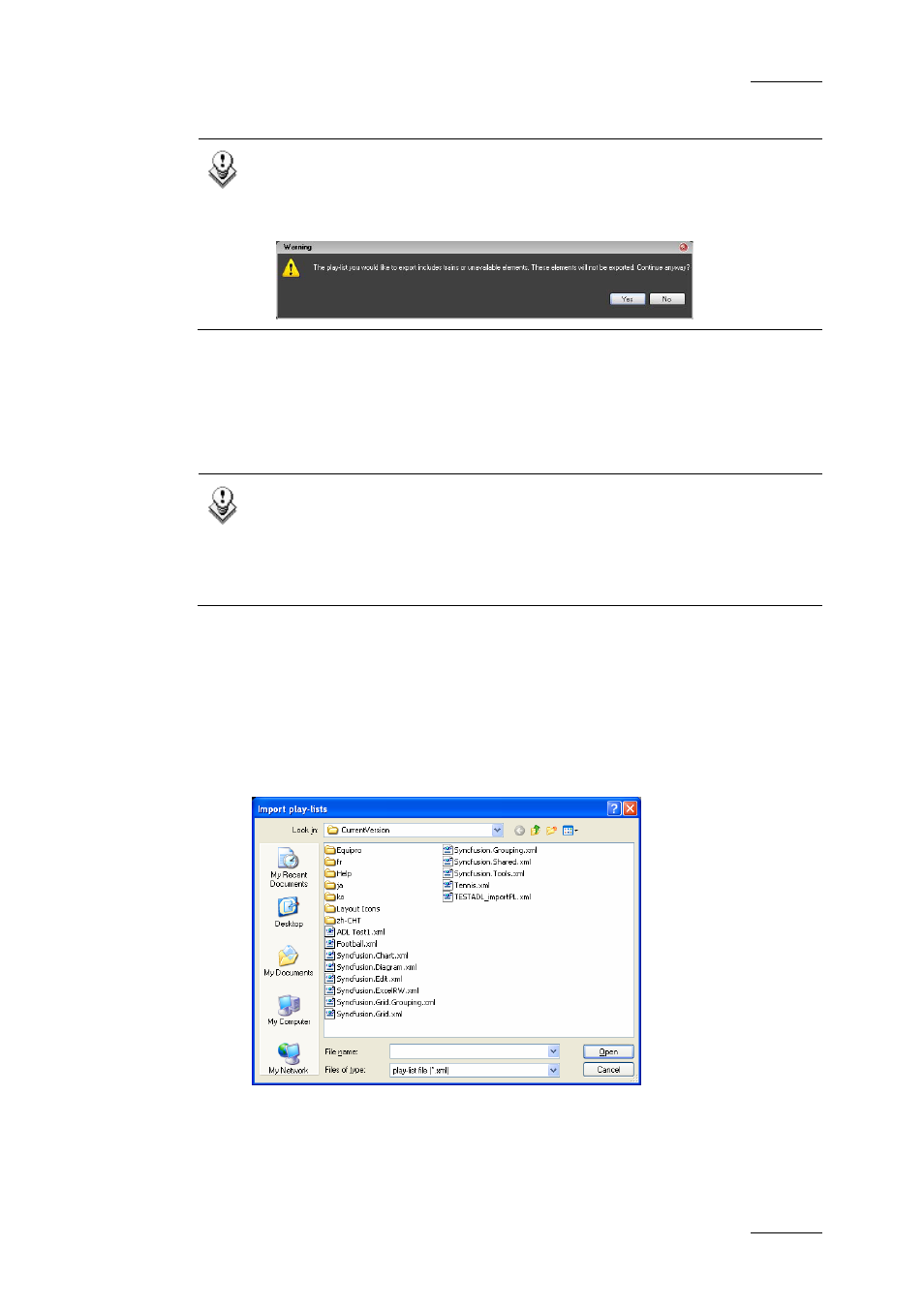 7 how to import a play-list, 7 “how to import a play-list, Ow to | Mport a | EVS IPDirector Version 4.4 - March 2008 Part 3 User's Manual User Manual | Page 132 / 188