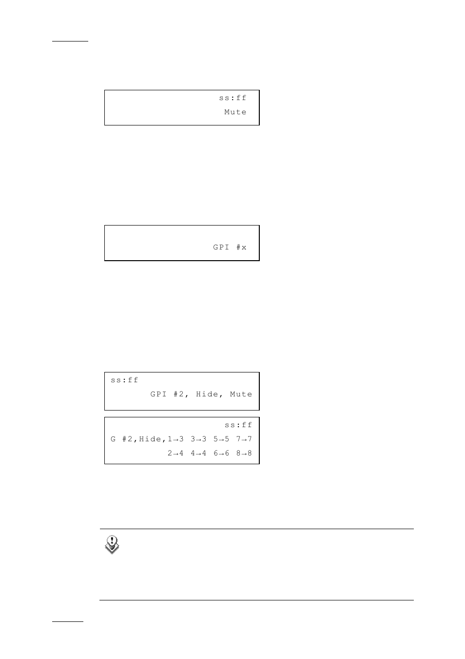 Mute tag, Gpi tag, Tags placed on the same field | EVS IPDirector Version 4.4 - March 2008 Part 3 User's Manual User Manual | Page 159 / 188