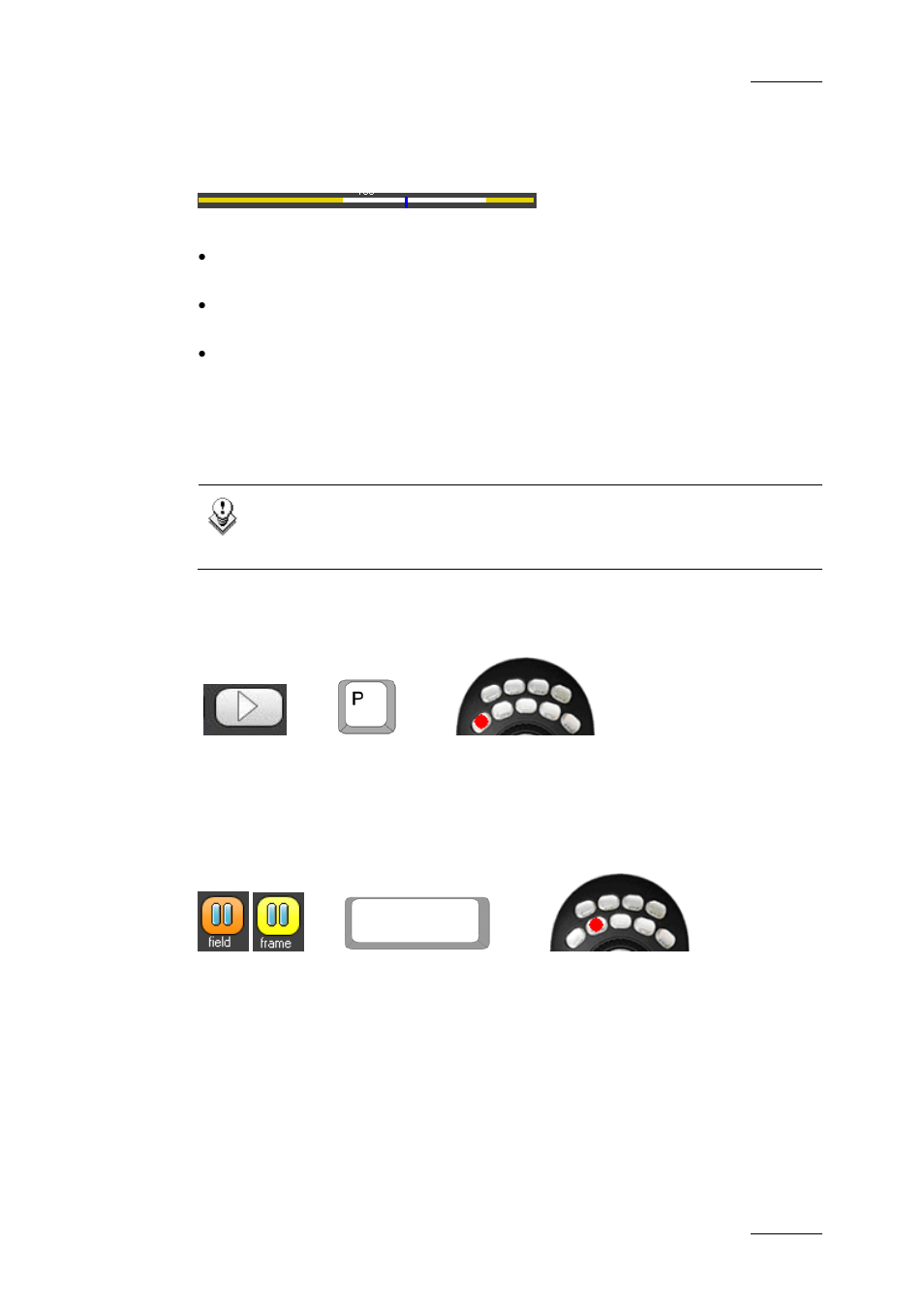 7 jog bar, 8 play icon, 9 pause icon | Og bar, Ause | EVS IPDirector Version 4.4 - March 2008 Part 3 User's Manual User Manual | Page 52 / 188