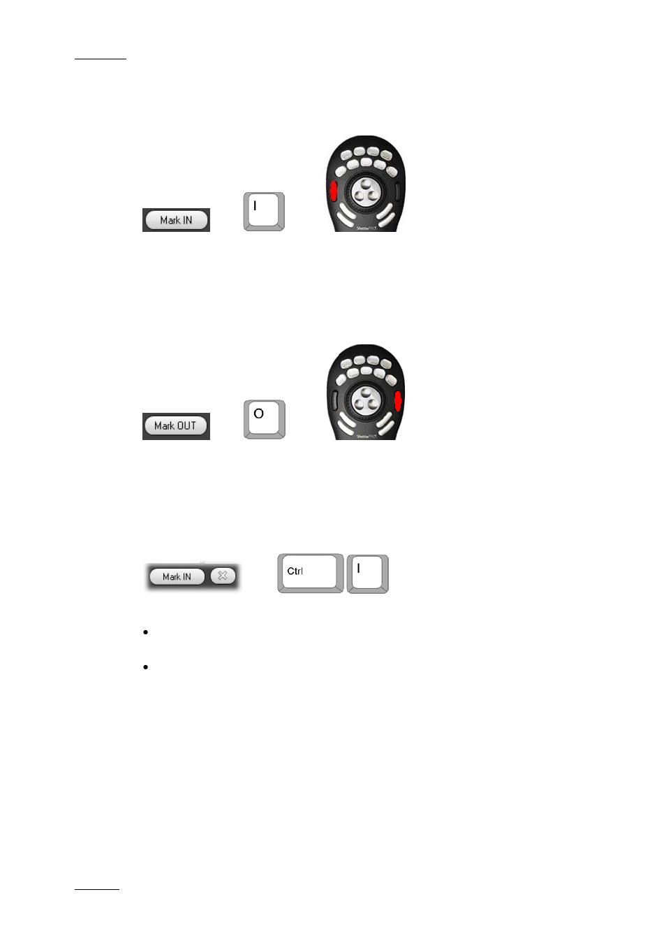 4 mark in, 5 mark out, 6 clear in | Lear | EVS IPDirector Version 4.4 - March 2008 Part 3 User's Manual User Manual | Page 57 / 188