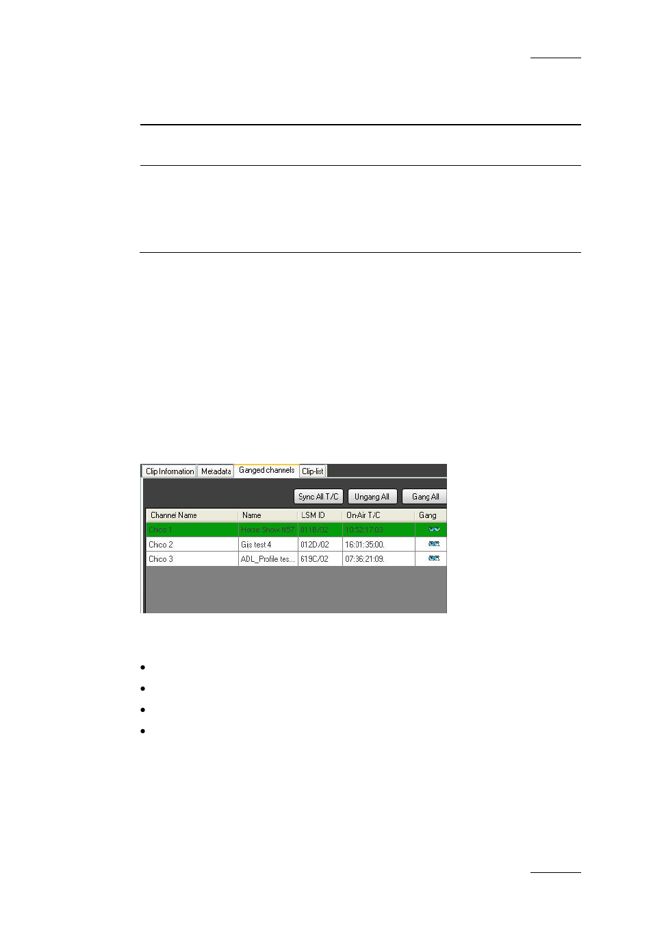 10 ganged channels tab, 1 introduction, Ganged channels tab | Ntroduction | EVS IPDirector Version 4.4 - March 2008 Part 3 User's Manual User Manual | Page 70 / 188