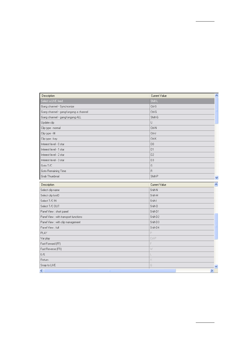 14 control panel shortcuts | EVS IPDirector Version 4.4 - March 2008 Part 3 User's Manual User Manual | Page 86 / 188