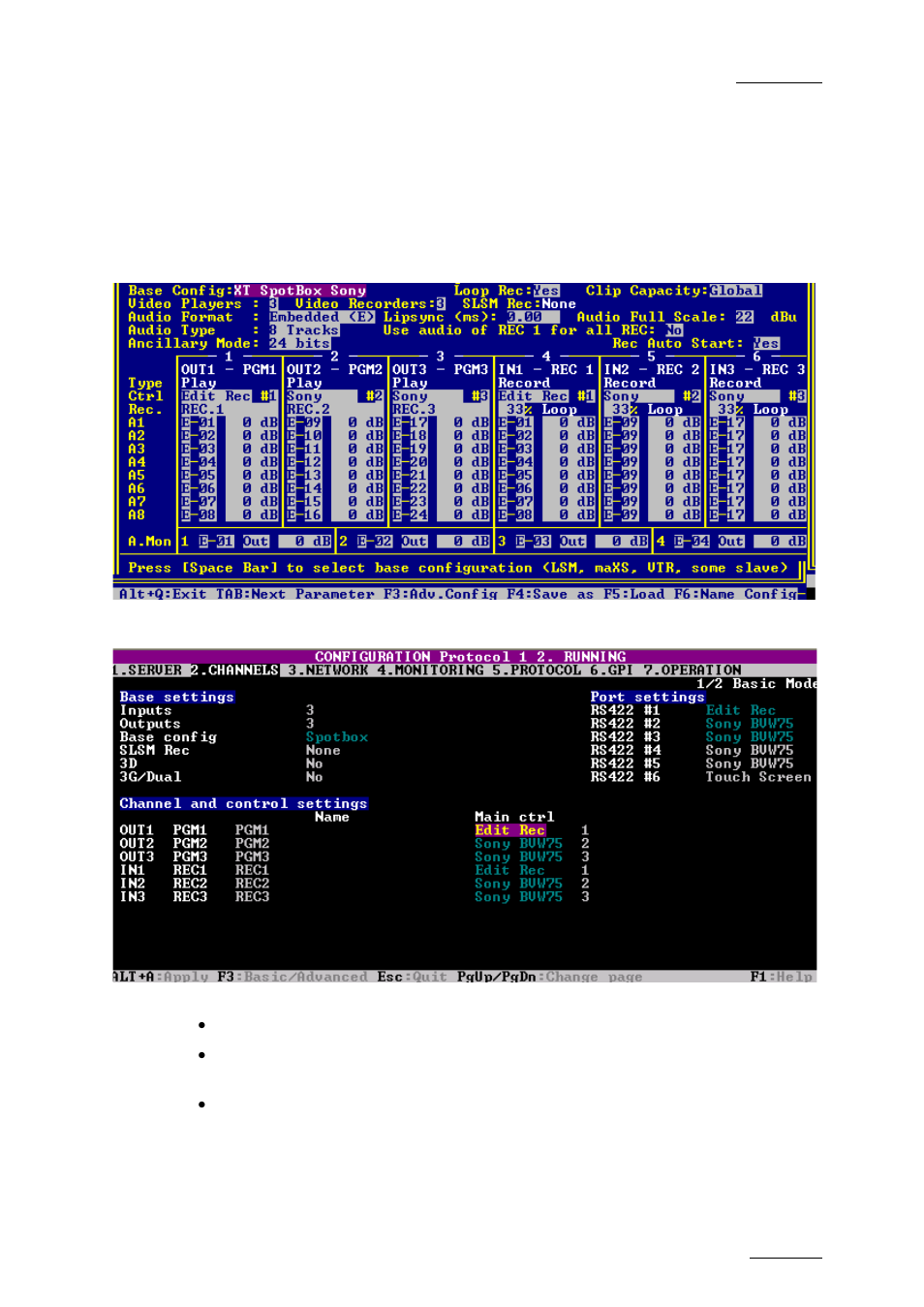 2 evs menu configuration, Spotbox, Multicam 10 | Multicam 11, Evs menu configuration, 2 evs, Onfiguration | EVS EditRec Version February 2012 User’s Manual User Manual | Page 11 / 28