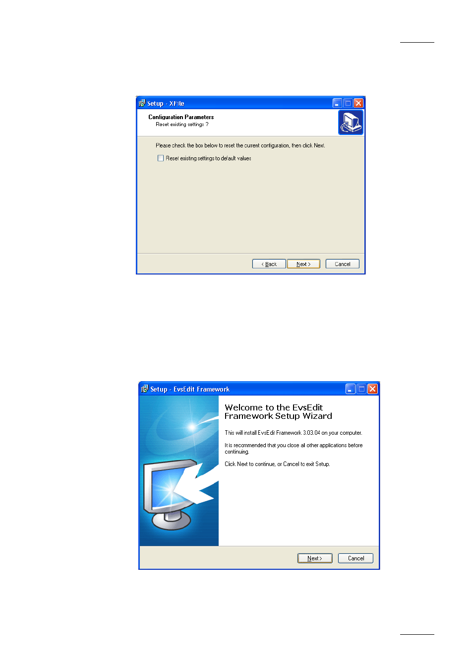 EVS Xfile Version 1.11 - April 2007 User Manual User Manual | Page 10 / 99