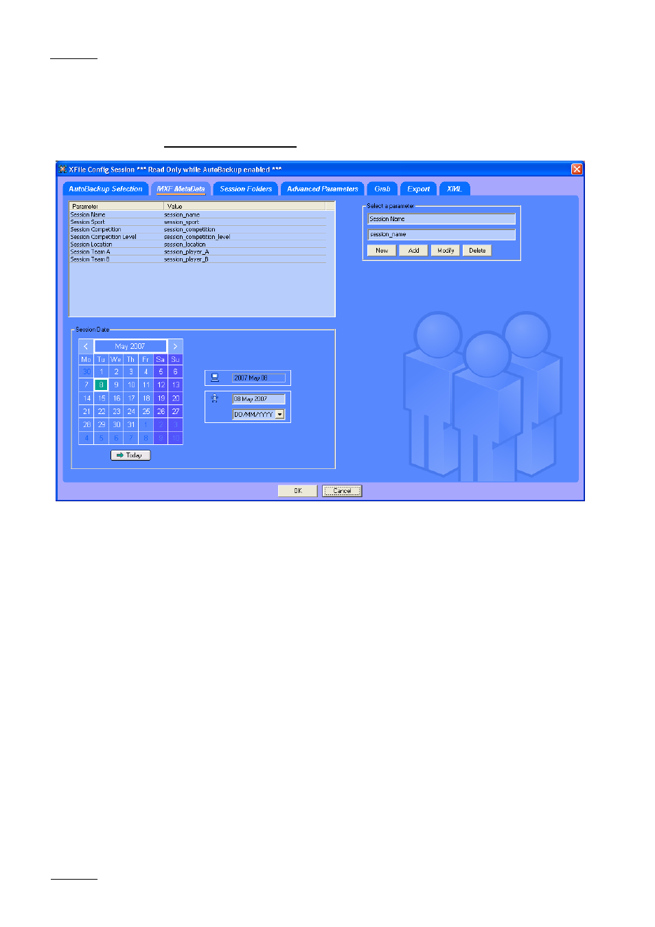 Mxf metadata area | EVS Xfile Version 1.11 - April 2007 User Manual User Manual | Page 25 / 99