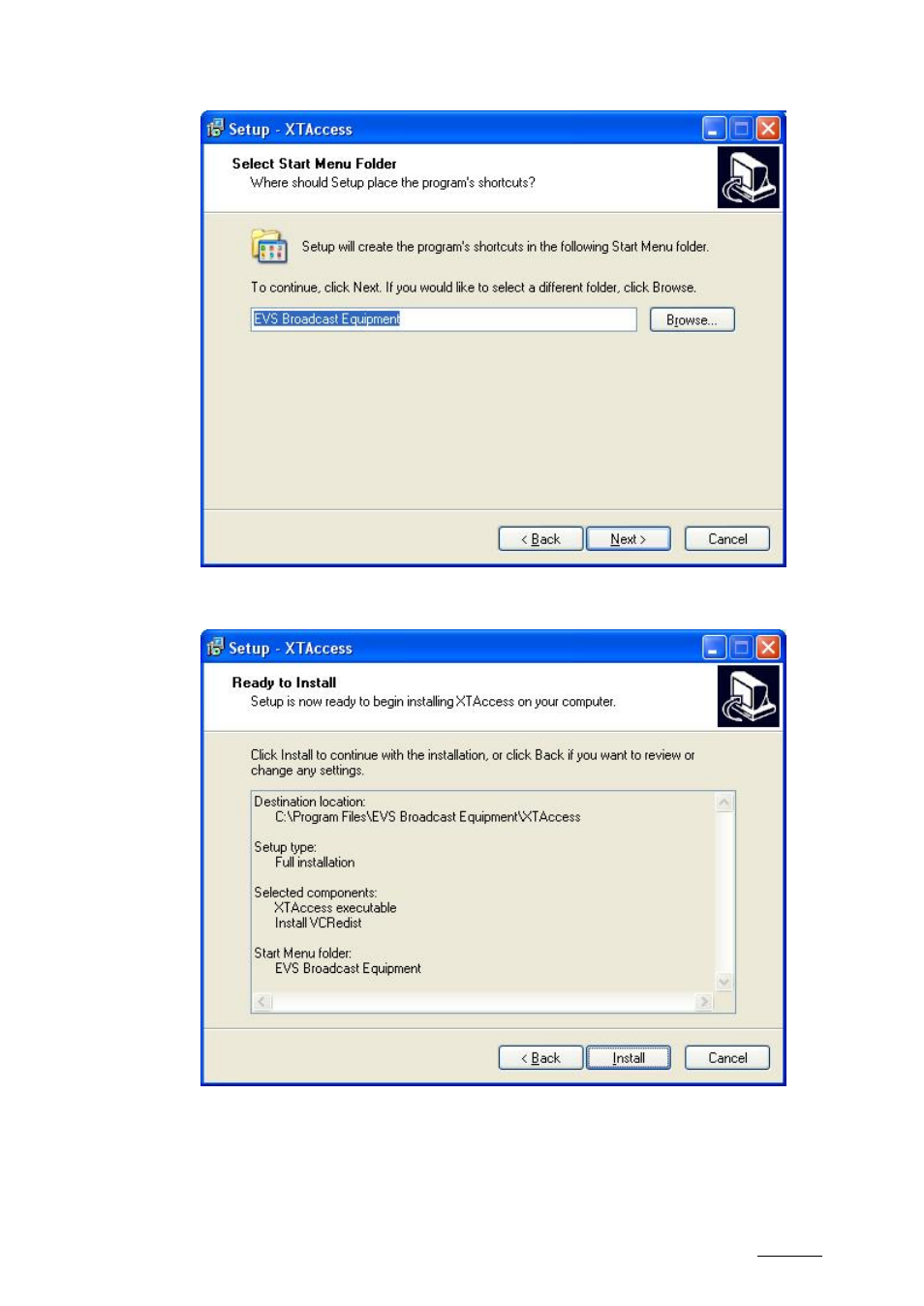 EVS XTAccess Version 1.17 - May 2012 User Manual User Manual | Page 15 / 107