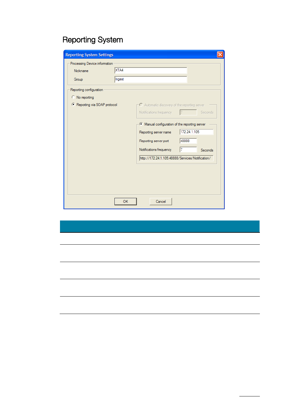 Reporting system | EVS XTAccess Version 1.17 - May 2012 User Manual User Manual | Page 23 / 107