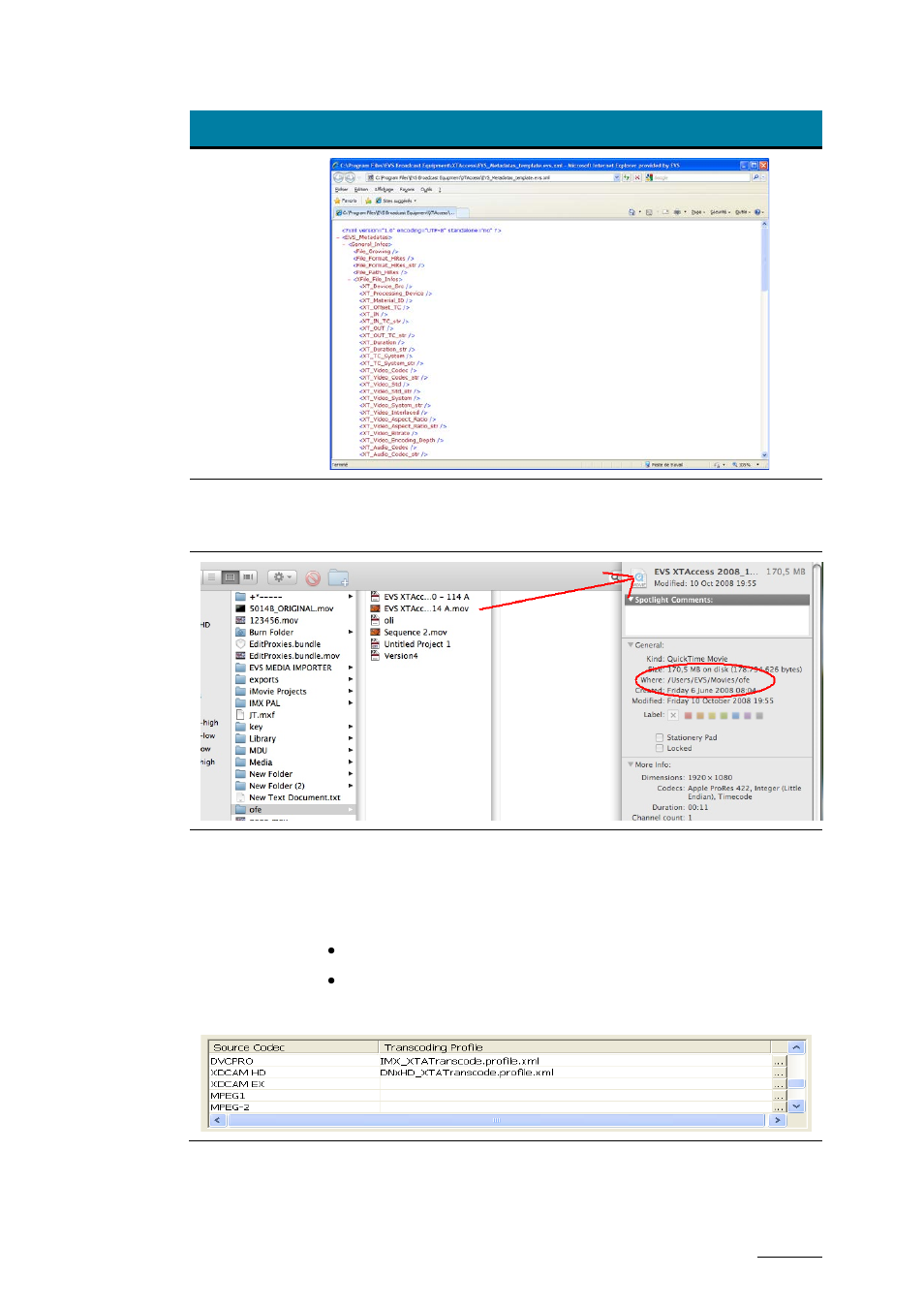 EVS XTAccess Version 1.17 - May 2012 User Manual User Manual | Page 37 / 107