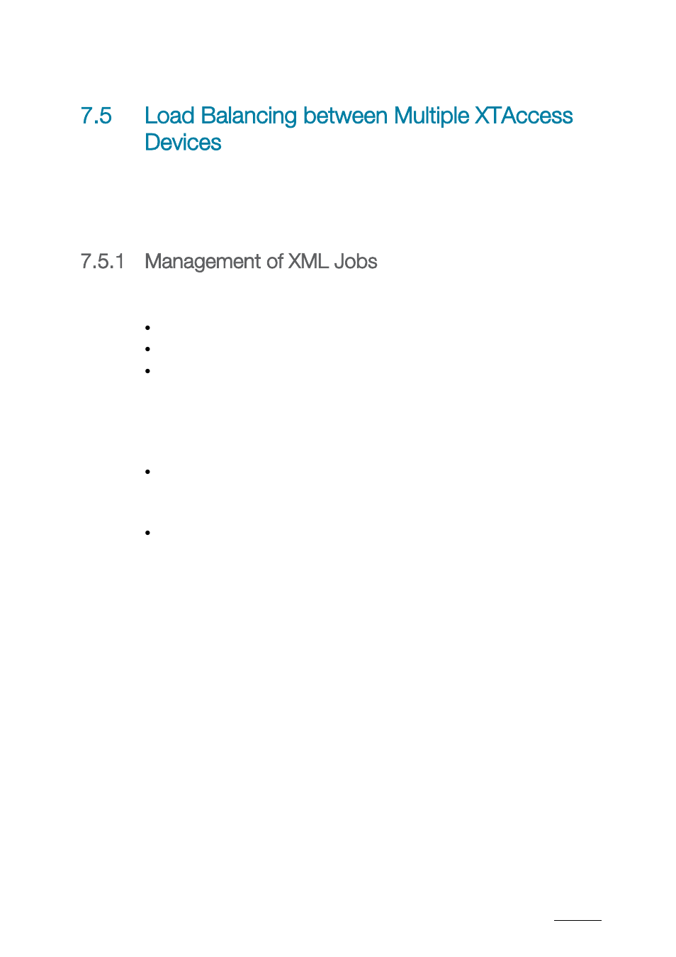 5 load balancing between multiple xtaccess devices, 1 management of xml jobs, Load balancing between multiple xtaccess devices | Management of xml jobs | EVS XTAccess Version 1.17 - May 2012 User Manual User Manual | Page 41 / 107