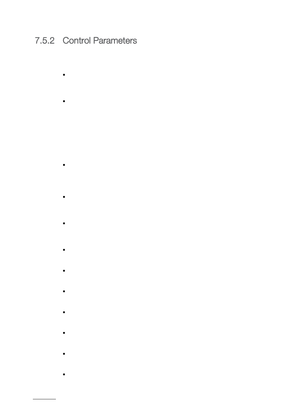 2 control parameters, Control parameters, On 7.5.2 ‘control parameters | Age 34) | EVS XTAccess Version 1.17 - May 2012 User Manual User Manual | Page 42 / 107