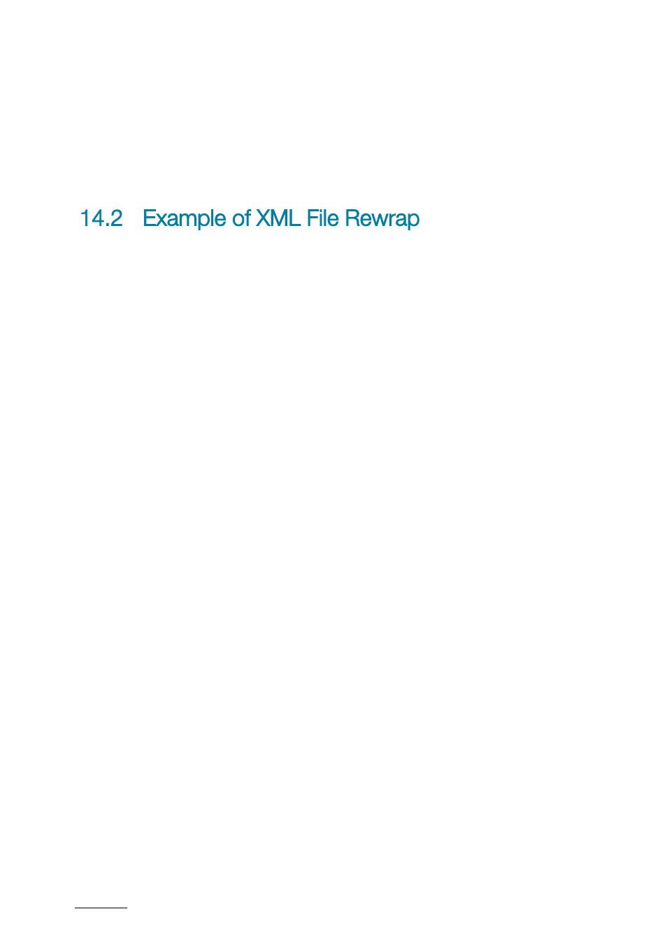 2 example of xml file rewrap, Example of xml file rewrap | EVS XTAccess Version 1.17 - May 2012 User Manual User Manual | Page 66 / 107