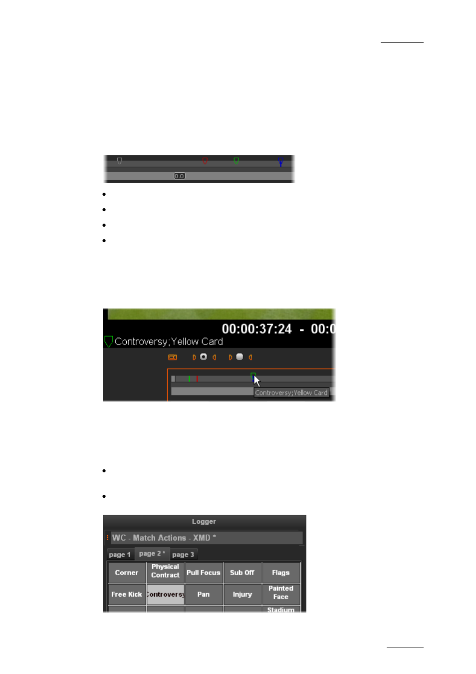 Log and metadata display, Og and, Etadata | Isplay | EVS Xedio Dispatcher Version 3.1 - December 2010 User Manual User Manual | Page 60 / 72