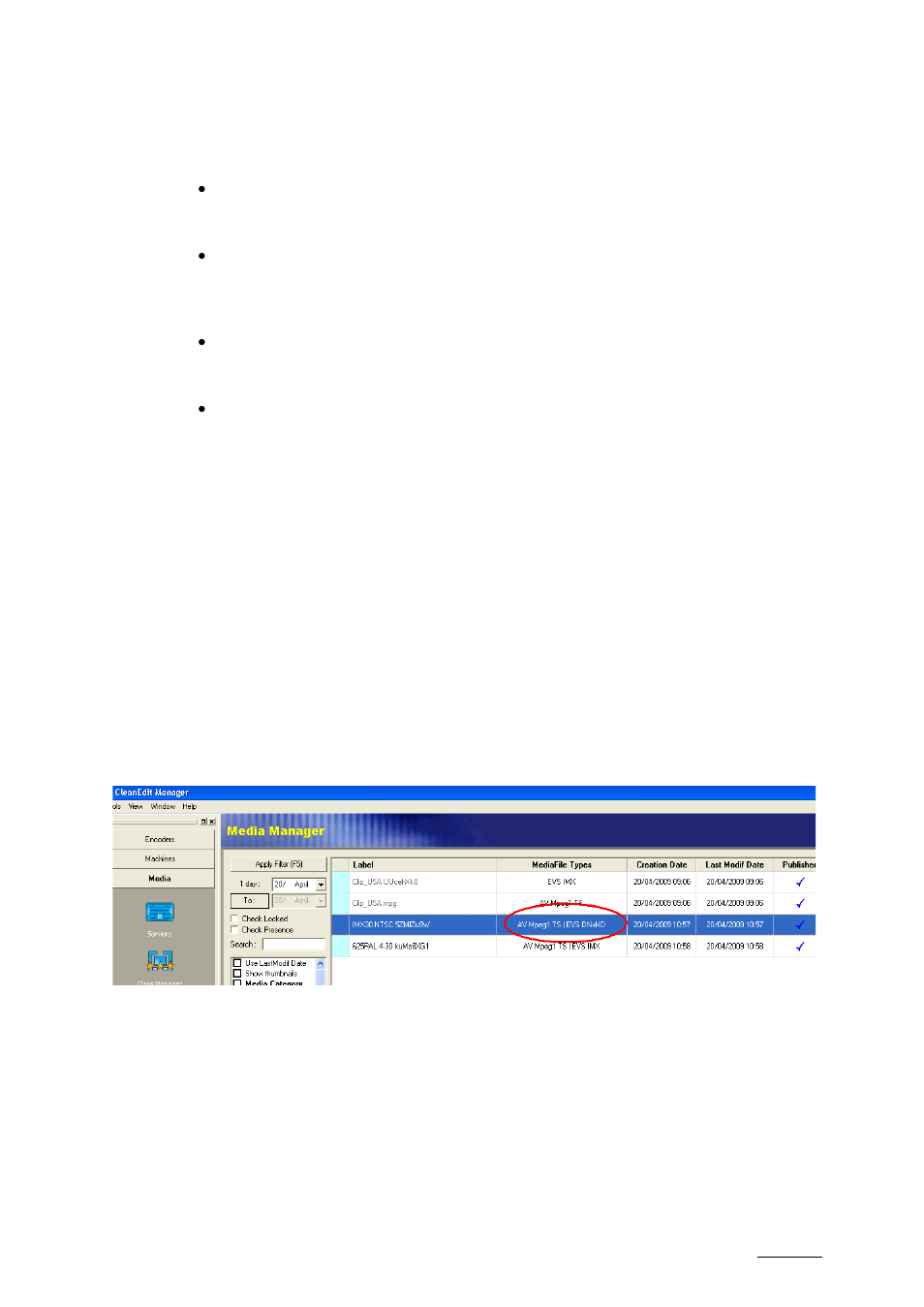 4 registry settings, 5 workflow with the create additional codec, Registry settings | Workflow with the create additional codec | EVS XTAccess Version 1.16 - November 2011 User Manual User Manual | Page 101 / 109