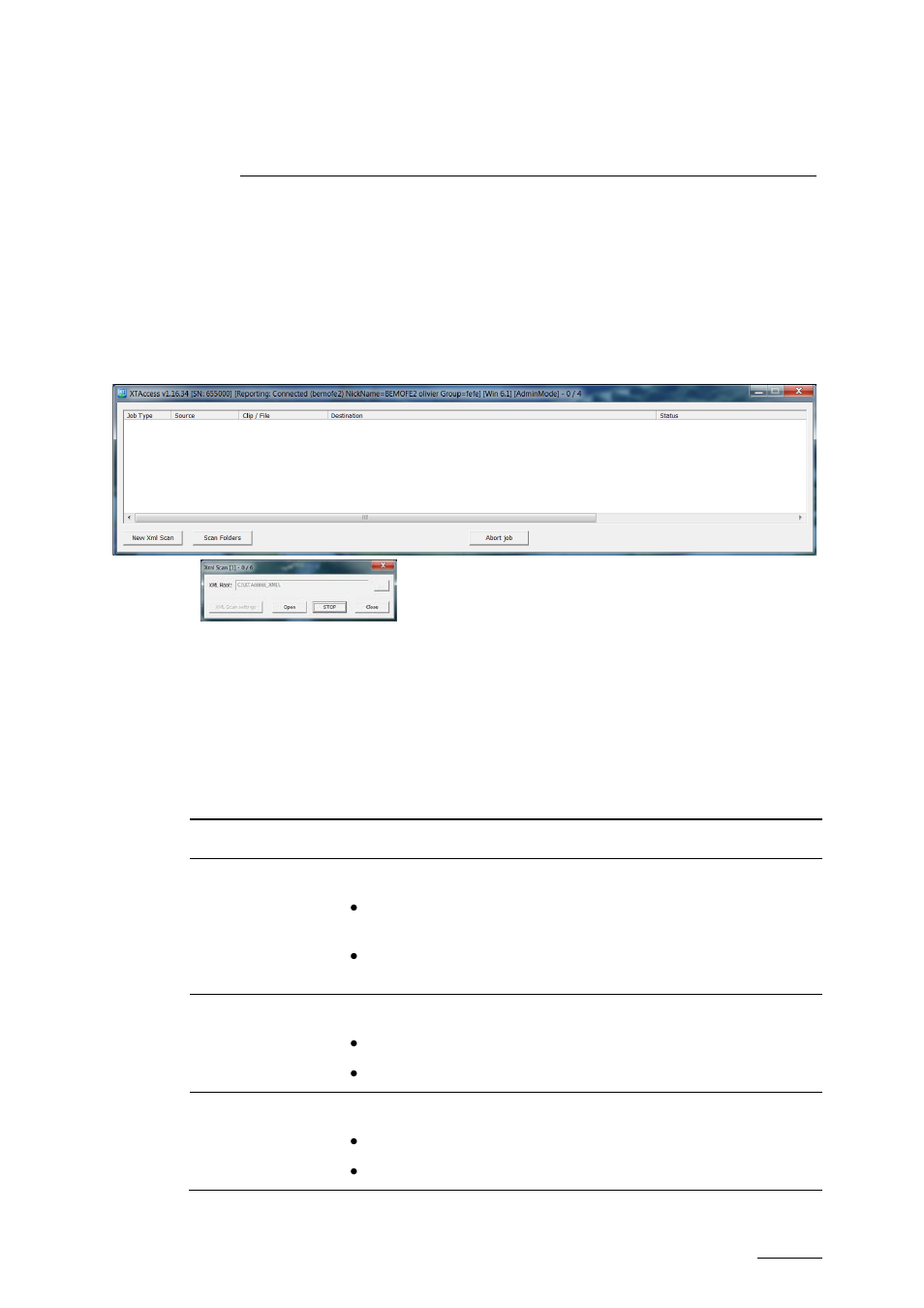User interface, 1 introduction, 2 jobs monitoring | Introduction, Jobs monitoring | EVS XTAccess Version 1.16 - November 2011 User Manual User Manual | Page 19 / 109