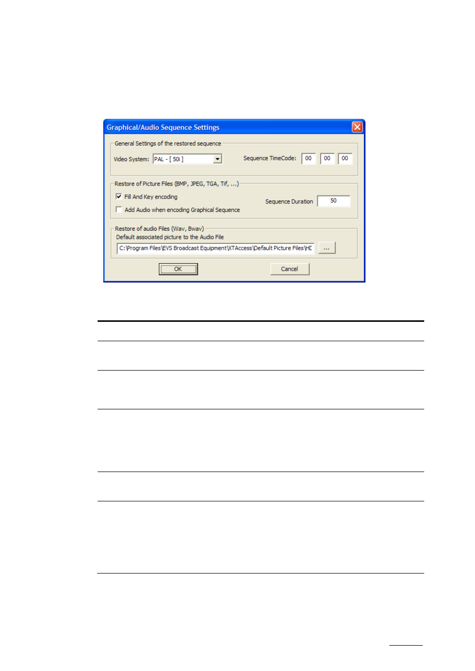 Graphical settings, Raphical, Ettings | EVS XTAccess Version 1.16 - November 2011 User Manual User Manual | Page 23 / 109