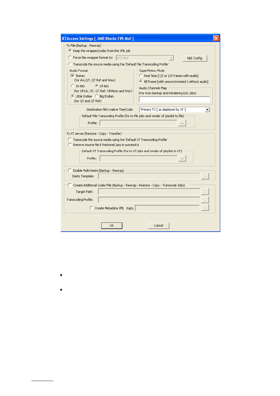 Title bar | EVS XTAccess Version 1.16 - November 2011 User Manual User Manual | Page 30 / 109
