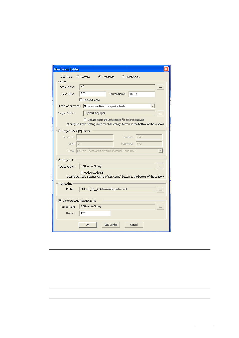 2 add and edit a scan folder item, Add and edit a scan folder item | EVS XTAccess Version 1.16 - November 2011 User Manual User Manual | Page 47 / 109