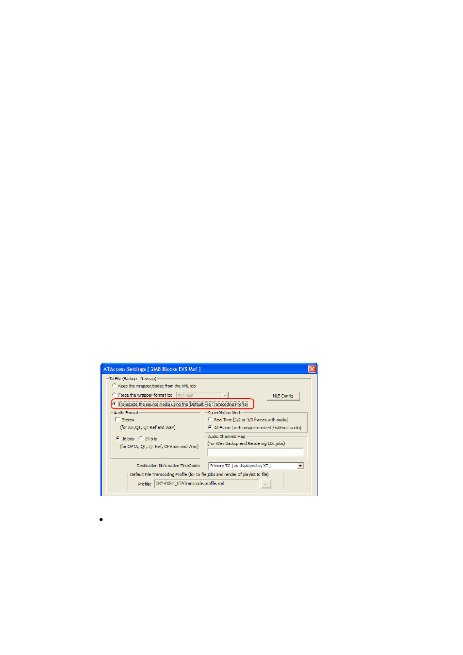 2 example of xml file rewrap, 3 codecs supported, 4 local xtaccess settings (non xml) | Example of xml file rewrap, Codecs supported, Local xtaccess settings (non xml) | EVS XTAccess Version 1.16 - November 2011 User Manual User Manual | Page 74 / 109