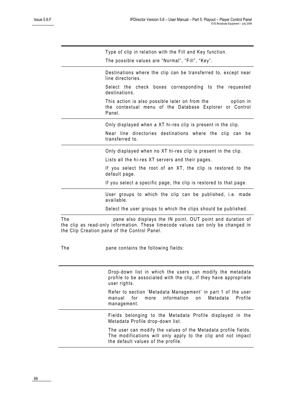 EVS IPDirector Version 5.6 - May 2009 Part 5 User's Manual User Manual | Page 79 / 103