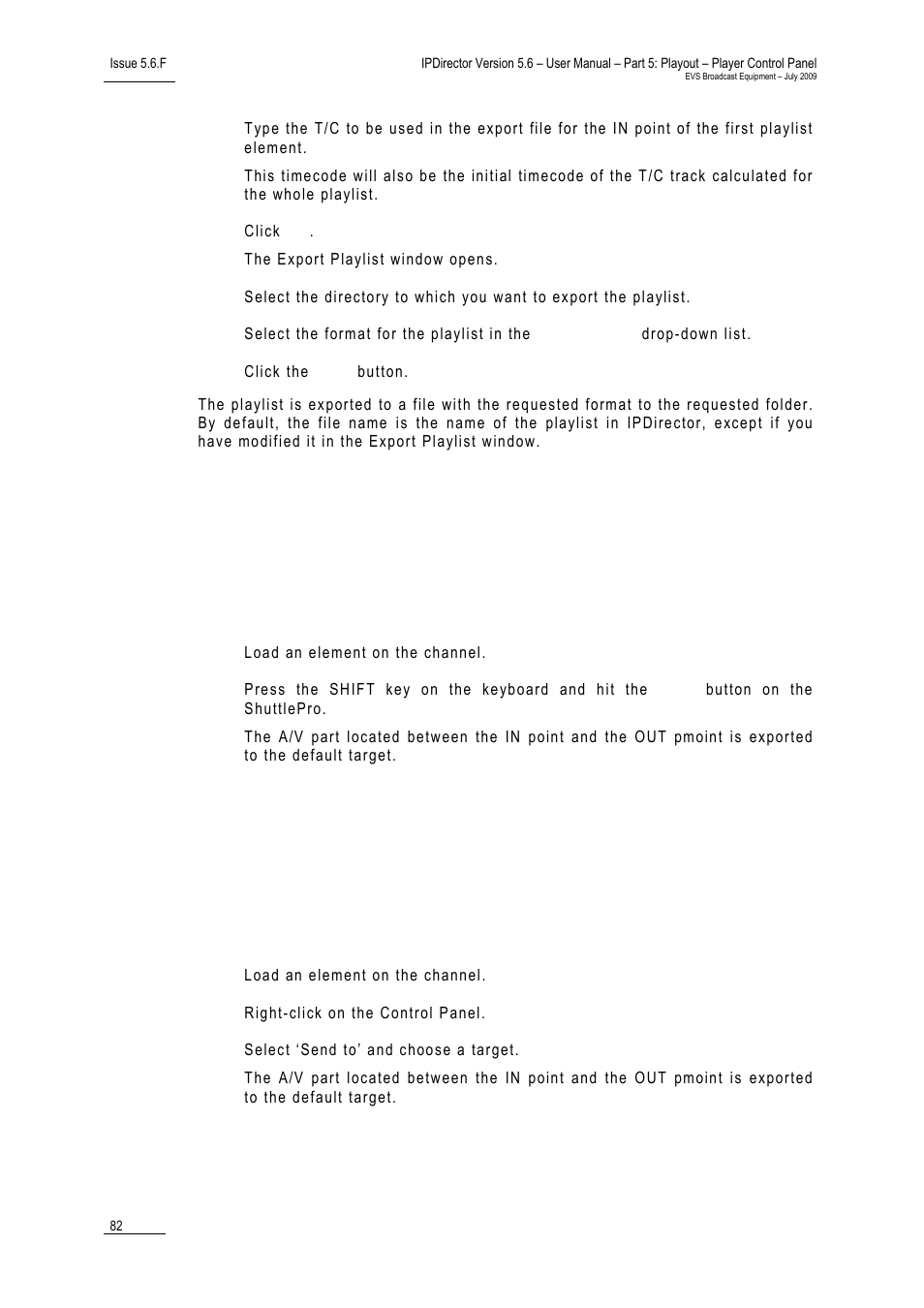 EVS IPDirector Version 5.6 - May 2009 Part 5 User's Manual User Manual | Page 93 / 103