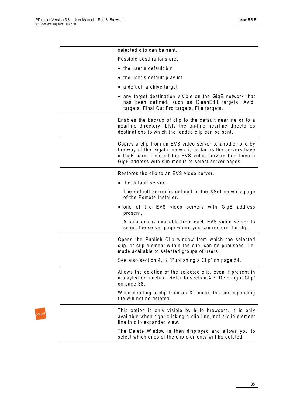 EVS IPDirector Version 5.8 - July 2010 Part 3 User's Manual User Manual | Page 46 / 137