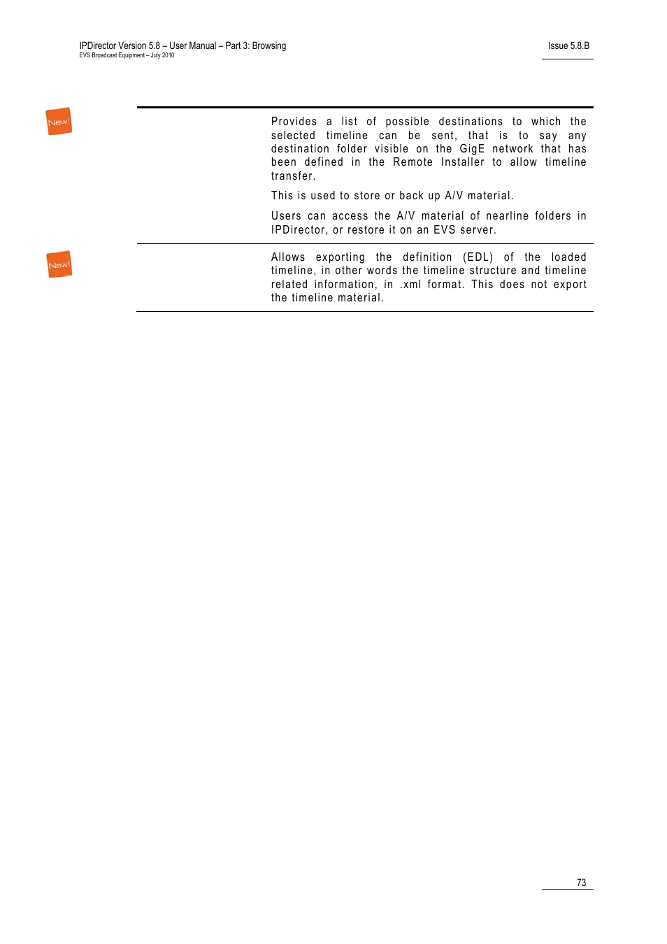 EVS IPDirector Version 5.8 - July 2010 Part 3 User's Manual User Manual | Page 84 / 137