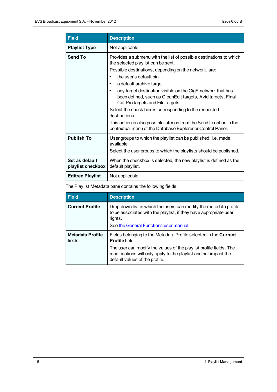 EVS IPDirector Version 6.0 - November 2012 Part 7 User's Manual User Manual | Page 26 / 52