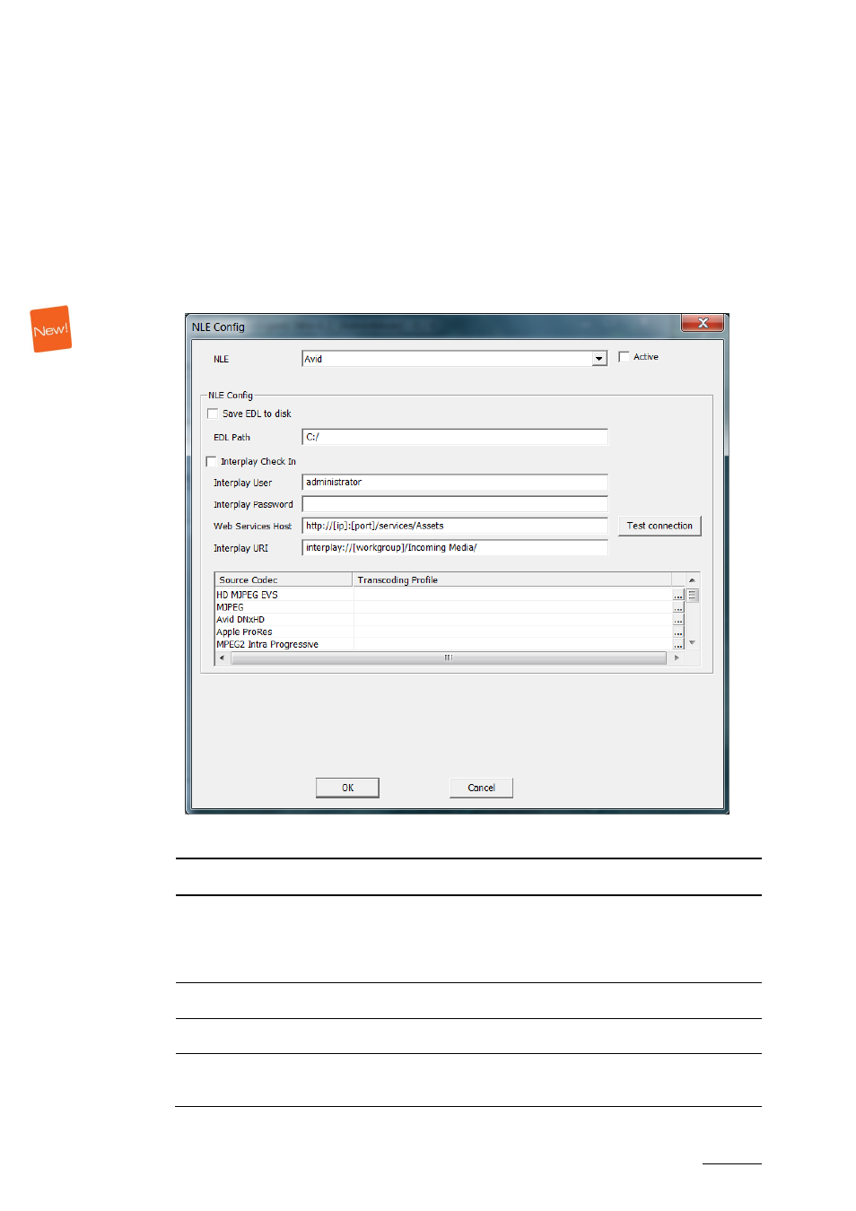 4 nle configuration, Avid, Nle configuration | 4 nle, Onfiguration | EVS XTAccess Version 1.15 - January 2011 User Manual User Manual | Page 32 / 105