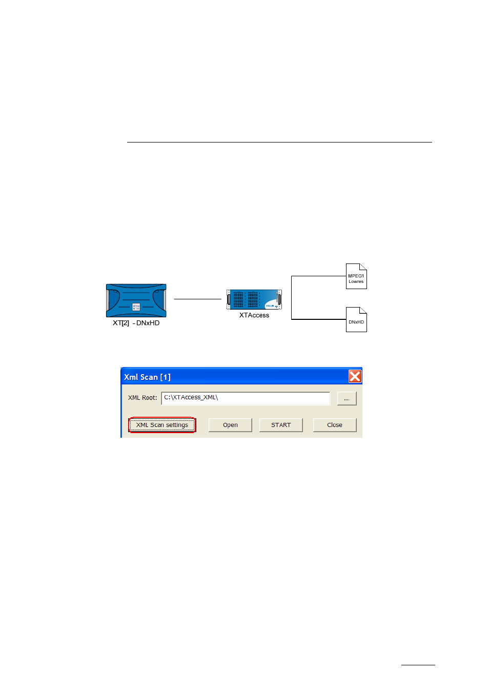 Examples of configuration | EVS XTAccess Version 1.15 - January 2011 User Manual User Manual | Page 74 / 105