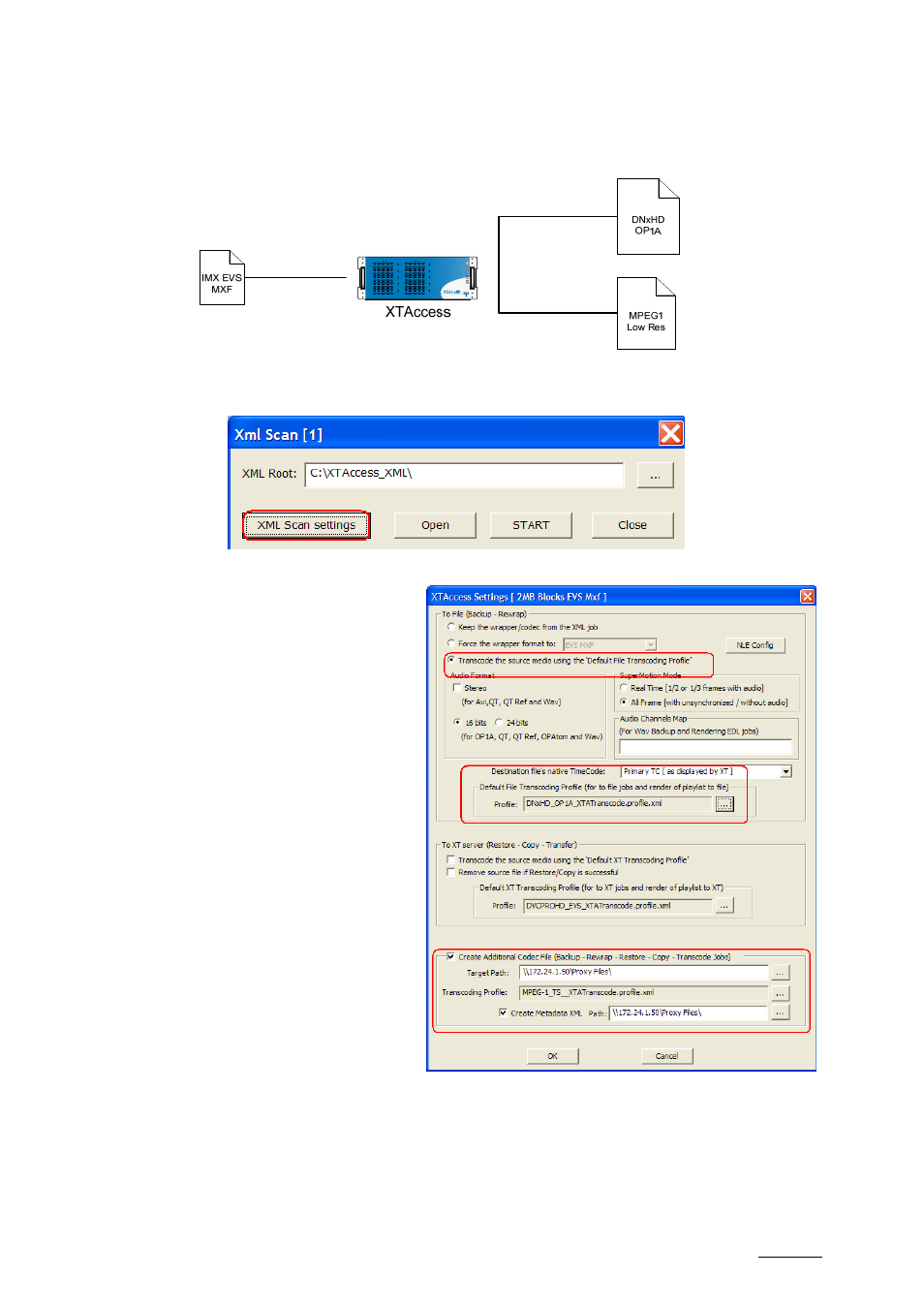 4 double transcoding, Double transcoding | EVS XTAccess Version 1.15 - January 2011 User Manual User Manual | Page 78 / 105