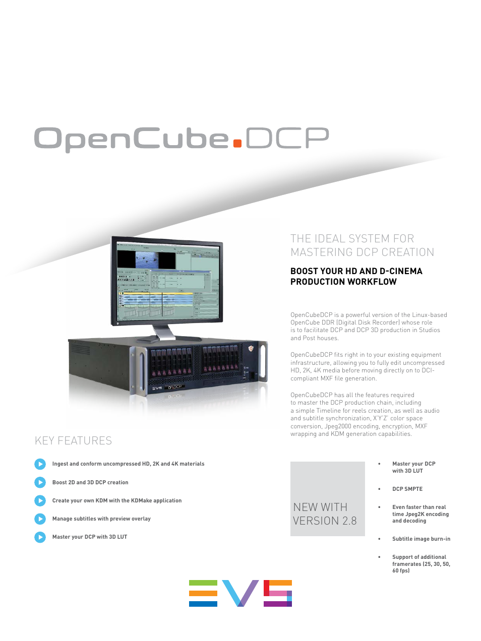 EVS OpenCube DCP User Manual | 2 pages