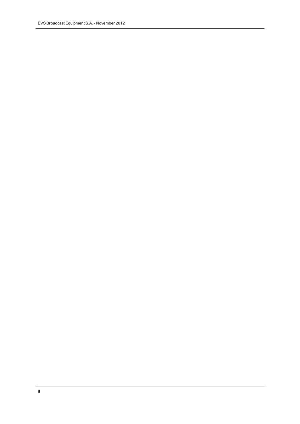 EVS XSnano Version 11.01 - November 2012 Configuration Manual User Manual | Page 4 / 168