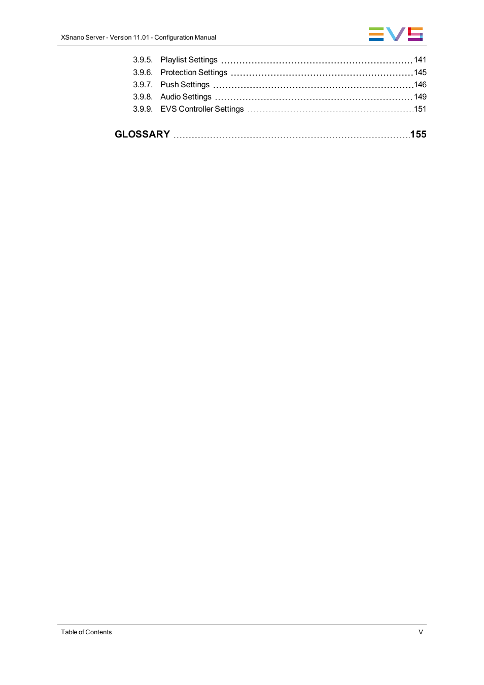 EVS XSnano Version 11.01 - November 2012 Configuration Manual User Manual | Page 7 / 168